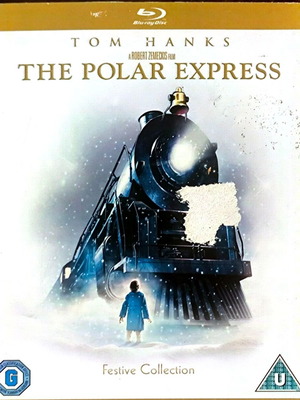 The Polar Express Blu-Ray μεταχειρισμένο, φαντασίας οικογενειακή ταινία με αγγλικούς υπότιτλους