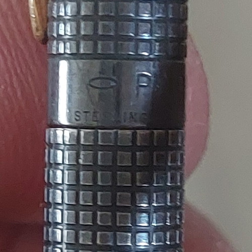 Parker Cap and Barrel USA ασημένιος στυλός μεταχειρισμένος με μικρές φθορές