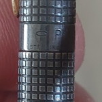 Parker Cap and Barrel USA ασημένιος στυλός μεταχειρισμένος με μικρές φθορές