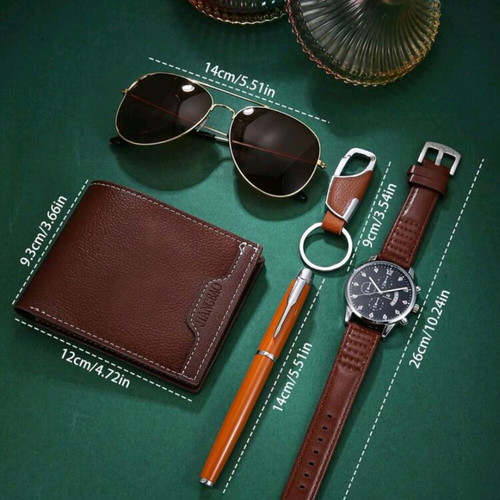Men's fashion gift set of 5 pieces, new