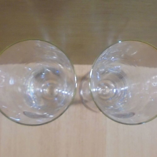 Warsteiner beer set of two promotional 400ml pilsner glasses like new