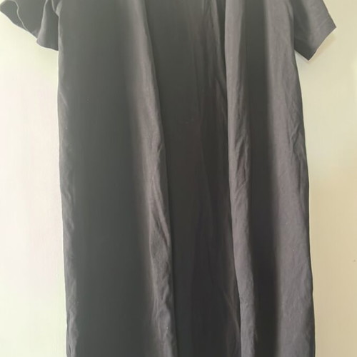 H&M black cotton dress like new, size S