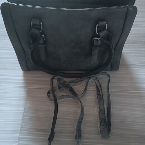 Women's handbag and shoulder bag like new, black-gray
