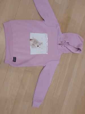 Alouette sweatshirt for girl 8 years used with color-changing sequins