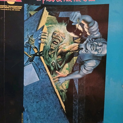 Iron Maiden No Prayer for the Dying Guitar Tab Book used