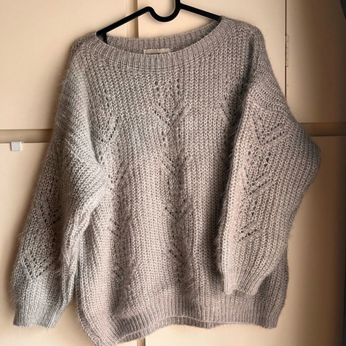 Collezione Gaia wool sweater like new, gray, size M