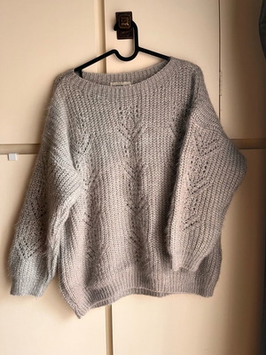 Collezione Gaia wool sweater like new, gray, size M