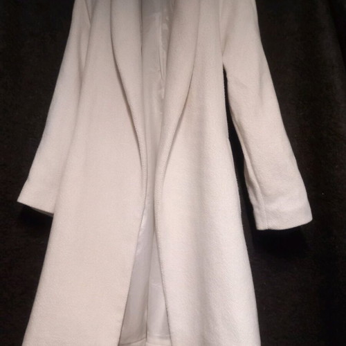 Women's coat used, beige, very soft