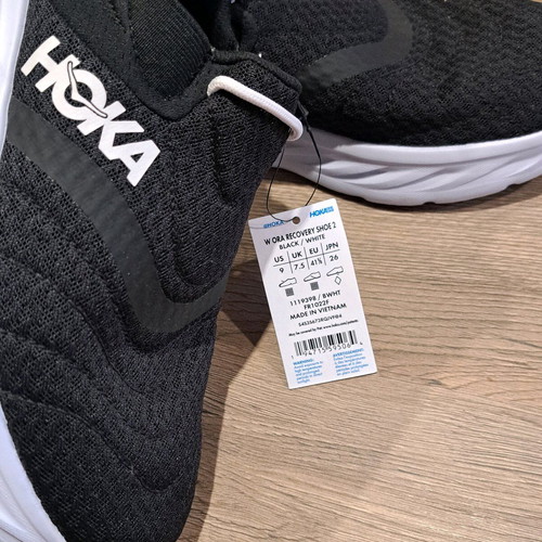 Hoka men's sports sneakers new, black, size 41.5