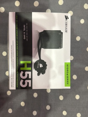 Corsair H55 Hydro Cooler used, liquid cooling for PC