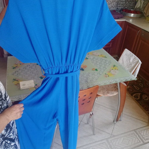 Blue jumpsuit like new, one size