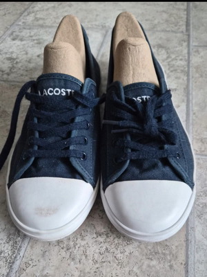Lacoste Ziane Plus canvas sneakers, blue, size 38.5-39