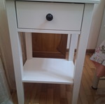 Nightstand new, width 0.22m, height 0.65m, depth 0.32m