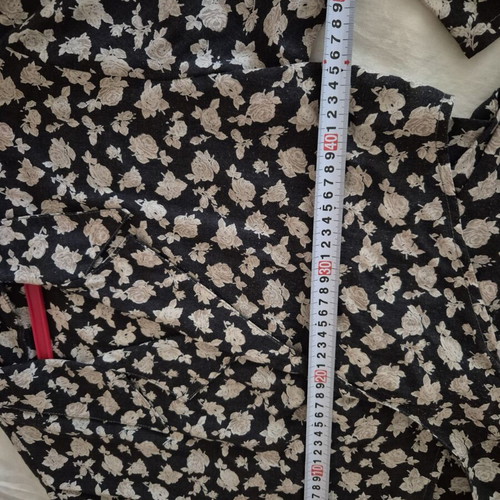 Wrap shirt like new, soft fabric, white and gray, size L