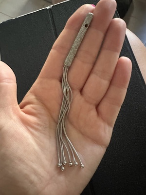 Tassel pendant silver, like new