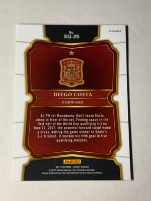 Diego Costa Select Equalizers card like new