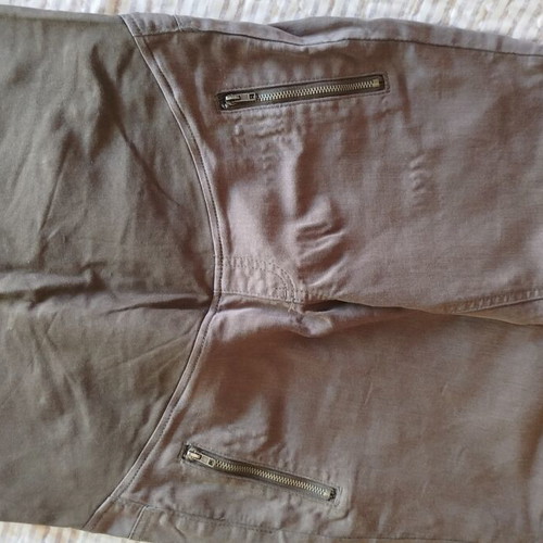 H&M maternity pants brown-grey, elastic