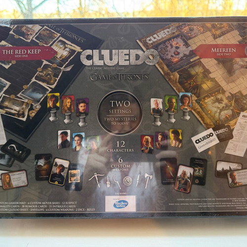 Επιτραπέζιο παιχνίδι Cluedo Game of Thrones καινούργιο σφραγισμένο