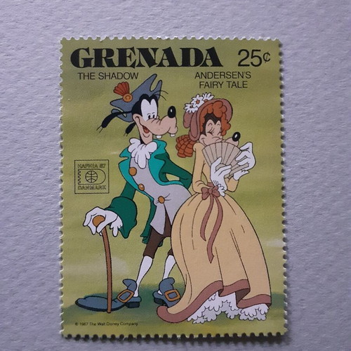 Grenada Walt Disney Andersen's Fairy Tales Stamp Set 8 and Souvenir Sheet new