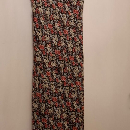 Feminine beautiful dress asymmetrical like new, multicolored