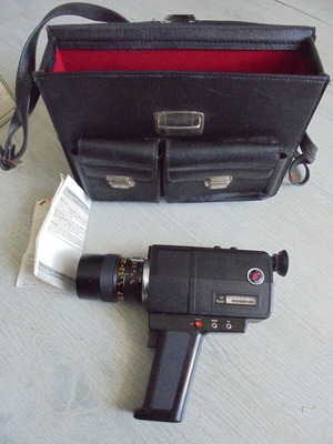 Vintage NALCOM Super 8 video camera used with original case