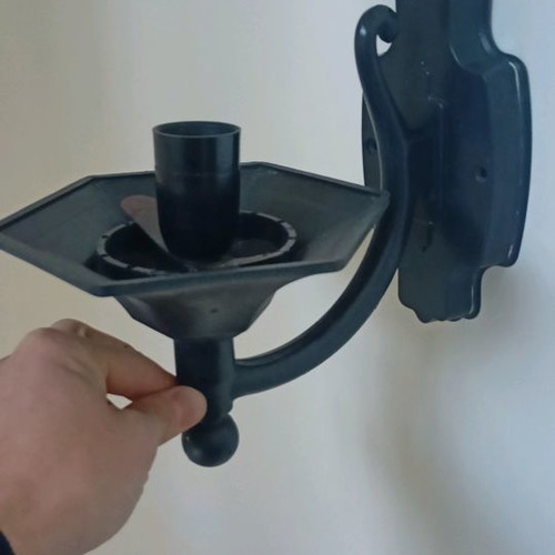 Wall lantern plastic used