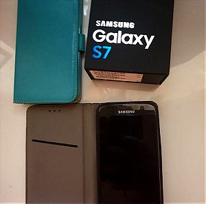 Samsung Galaxy S7 32gb γκρι με 2 θηκες