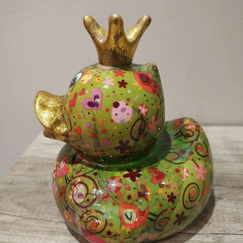 Pommepidou clay duck Ducky Medium like new