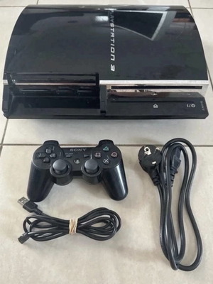 Κονσόλα PlayStation 3 συμβατή προς τα πίσω με χειριστήριο και καλώδια