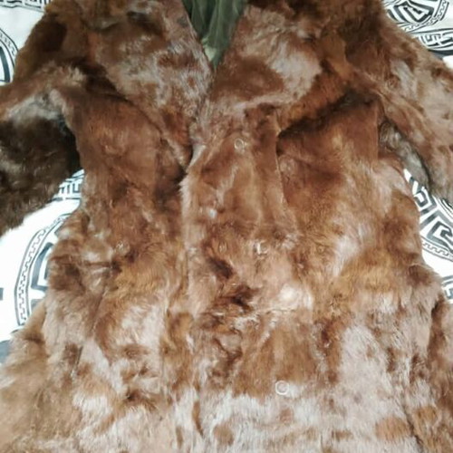Fur coat used, real fur