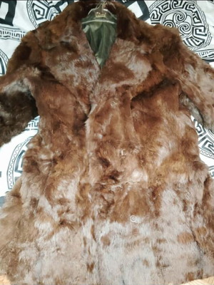 Fur coat used, real fur