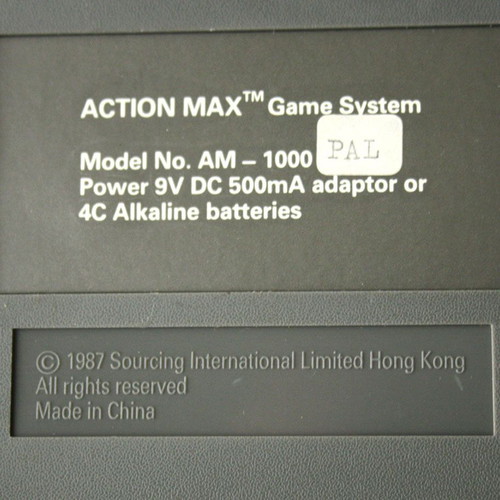 Action Max Vintage 1987 new console with VHS games
