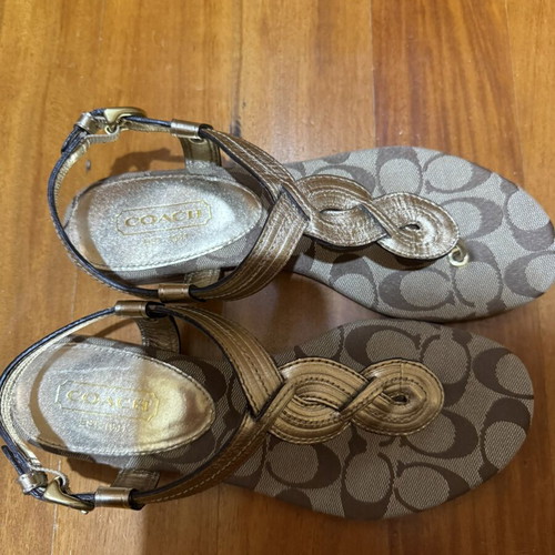 Coach flat sandals
