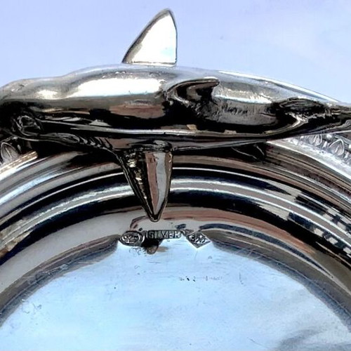 Silver 925 Shark Plate used