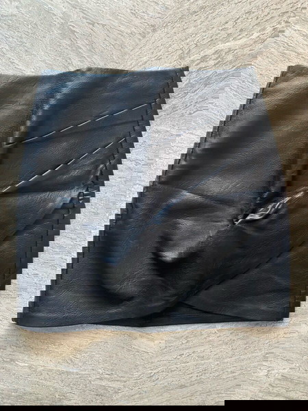 Faux Leather Skirt