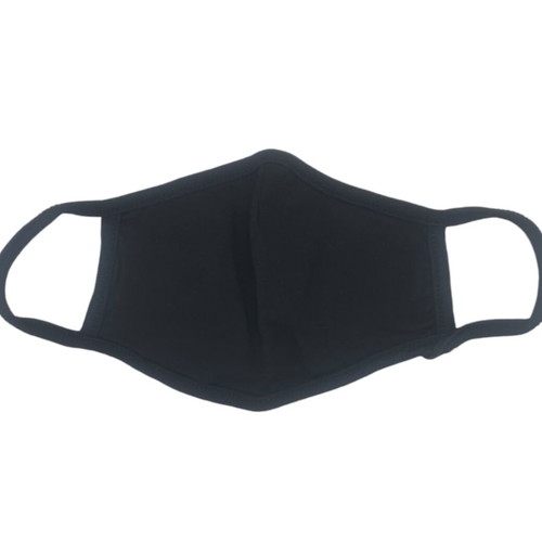 Oscar Apparels Face Masks 110 Pieces Reusable Cotton 2-Layer Black