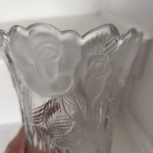 Glass vase 25 cm