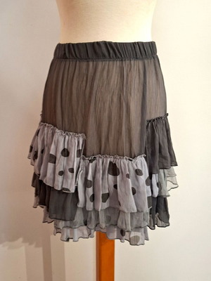 Myrine Antwerp Petticoat Skirt like new, midi, grey, boho