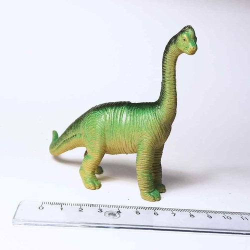 Plastic dinosaur figure used