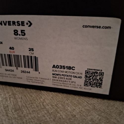 Converse Run Star Motion CX Platform sneakers, Mom's Potato Salad colorway