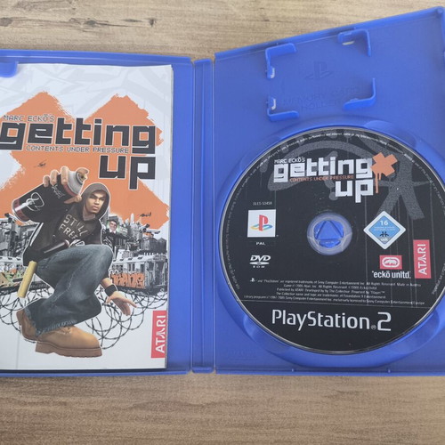 Getting Up Contents Under Pressure PS2 game like new, English version