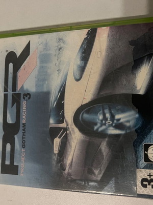 Xbox Project Gotham Racing 3 used with discoloration on cover