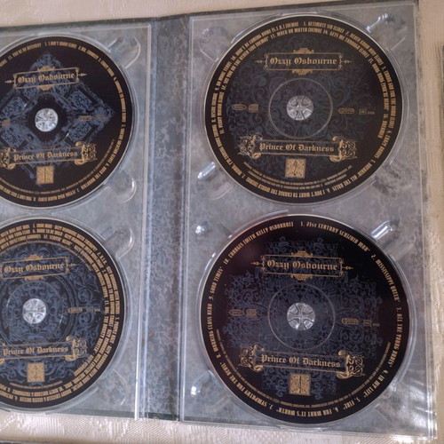 Ozzy Osbourne Prince of Darkness box set used, rock