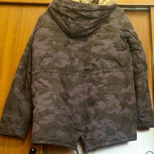 Biston gray jacket with lining like new, size XXL