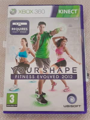 Your Shape Fitness Evolved 2012 Xbox 360 game like new
