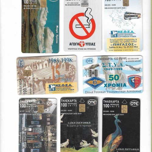 Phone cards pack of 38 from 1999 like new