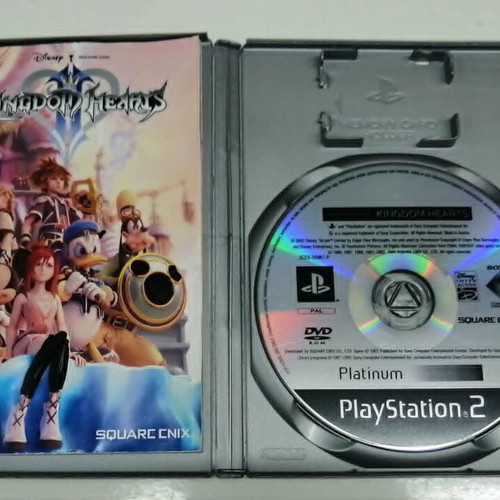 Kingdom Hearts II Platinum PS2 game like new, English