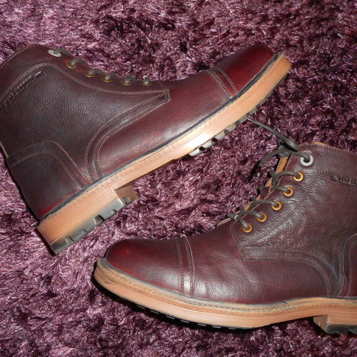 Pepe Jeans London boots new size 44 dark wine red leather