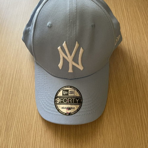 New Era MLB hat, baby blue, adjustable size