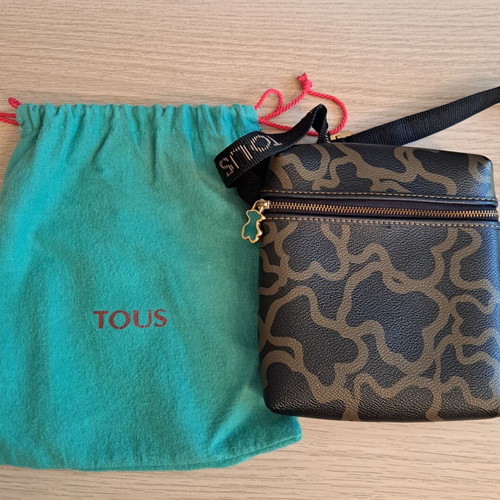Tous Kaos crossbody bag like new, black and beige